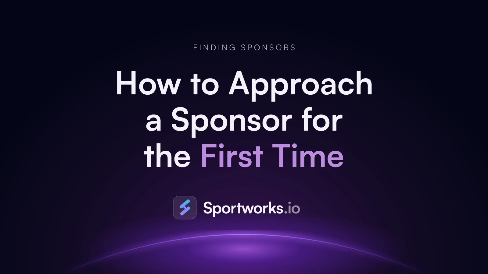 How to Approach a Sponsor for the First Time
